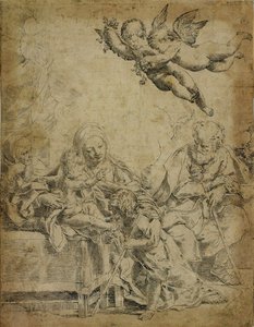 Holy Family by Guido Reni